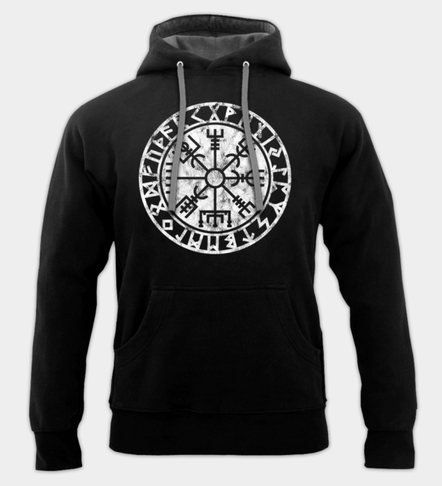 Mikina s kapucňou Vegvísir