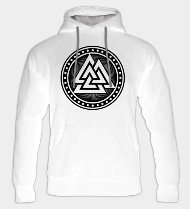Mikina s kapucňou Valknut