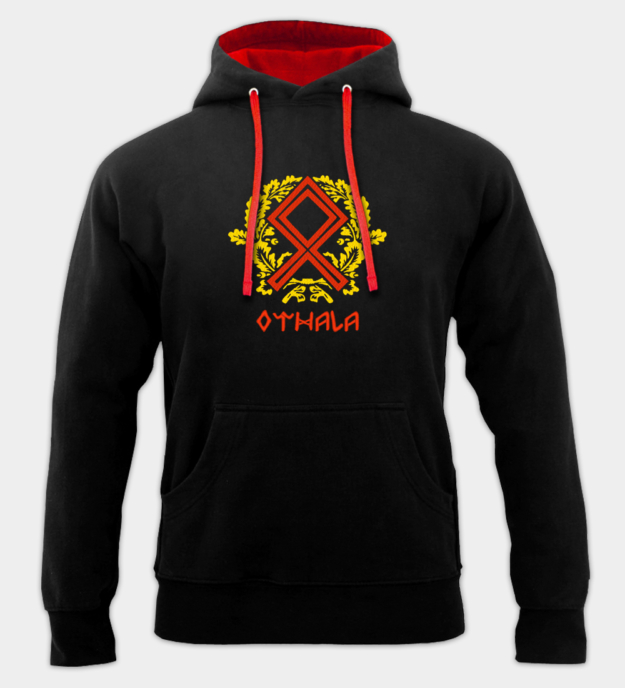 Vyšívaná mikina s kapucňou Othala