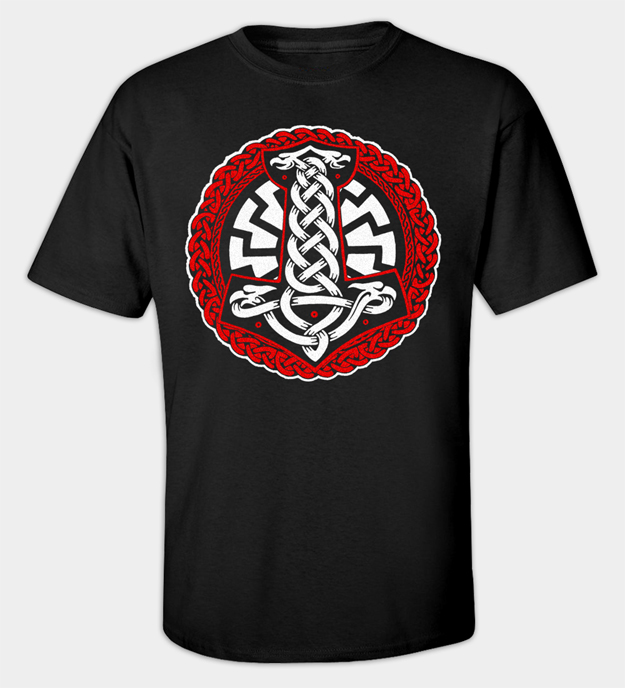 Tričko Vikingským slnečným kolom